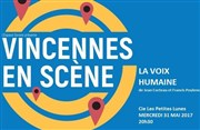 La voix humaine Espace Sorano Affiche