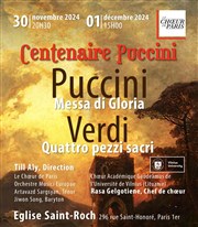 Puccini : Messa di Gloria / Verdi : Quattro pezzi sacri Eglise Saint Roch Affiche