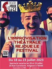 L'improvisation théâtrale rejoue le festival Thtre Le Vieux Sage Affiche