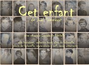 Cet enfant Thtre du Marais Affiche