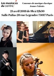 Finale du Concours : Les Musicales du Centre Salle Palias Affiche