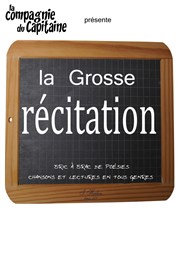 La grosse récitation Le Point Comdie Affiche