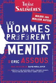 Les hommes préfèrent mentir Thtre des Salinires Affiche