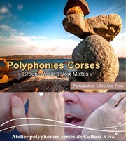 Polyphonies Corses Eglise St Denys du St Sacrement Affiche