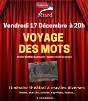 Voyage des mots Caf Thtre du Ttard Affiche