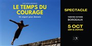 Le temps du courage Thtre Victoire Affiche