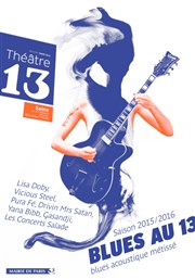 Les Concerts Salade jouent du blues Thtre 13 / Bibliothque Affiche