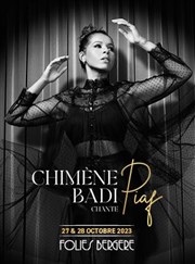 Chimène Badi chante Piaf Folies Bergre Affiche