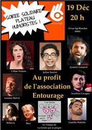 Soirée caritative et humoristique au profit de l'Association Entourage La Girafe qui se Peigne Affiche