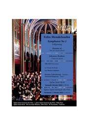 Mendelssohn & Brahms Eglise Saint Germain des Prs Affiche