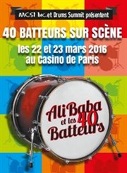 Ali Baba et les 40 batteurs Casino de Paris Affiche