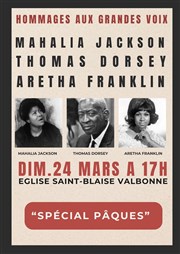 Hommage Mahalia Jackson Thomas Dorsey Eglise Saint-Blaise Affiche