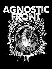 Agnostic front + The old firm casuals + Coldside Secret Place Affiche