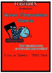 Cabaret d'improvisation de Kremlimpro Caf Les Cariatides Affiche