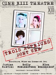 Trois actrices dont une Thtre Lepic Affiche