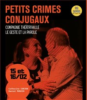 Petits crimes conjugaux Thtre du Gai Savoir Affiche