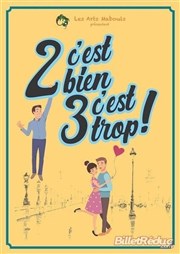 2 c'est bien, 3 c'est trop ! Salle Pavillon Bleu Affiche