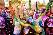 Autis Color Run Palais des Congrs Affiche