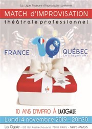 France / Québec : Les légendes | 10 ans d'impro à la Cigale ! La Cigale Affiche