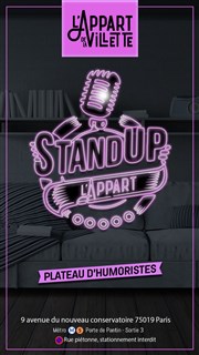 Stand Up Appart L'Appart de la Villette Affiche