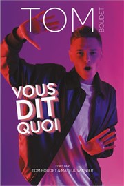 Tom Boudet dans Vous dit quoi Thtre L'Autre Carnot Affiche