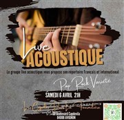 Live acoustique Caf culturel Les cigales dans la fourmilire Affiche