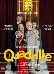 Quadrille | Avec François Berléand Thtre Edouard VII Affiche