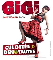 Ghyslaine Lesept dans Gigi culottée et dénoyautée Thtre Daudet Affiche