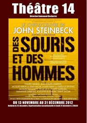 Des souris et des Hommes Thtre 14 Affiche