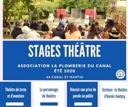 Stage Théâtre : Le personnage de Théâtre pour les 13-17 ans La Plomberie du Canal Affiche