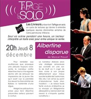 Tapage en solo - Albertine disparue Centre de la voix Affiche