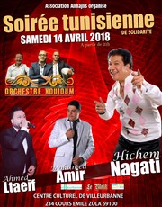 Soirée solidarité tunisienne animée par Hichem Nagati CCVA - Centre Culturel & de la Vie Associative Affiche