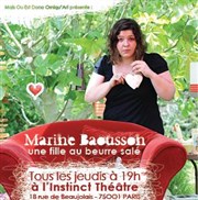 Marine Baousson dans Une fille au beurre salé L'Instinct Thtre Affiche