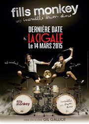 Fills Monkey | Incredible Drum Show La Cigale Affiche