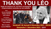 Thank you Léo Thtre l'impertinent Affiche