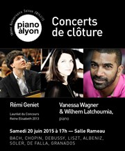 Rémi Geniet, Vanessa Wagner, Wilhem Latchoumia Salle Rameau Affiche