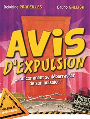 Avis d'expulsion...ou comment se débarrasser de son huissier! Caf Thtre le Flibustier Affiche