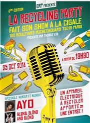 Recycling party | 2014 - 6ème édition La Cigale Affiche