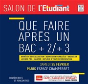 Salon de l'Etudiant : Que faire après un Bac +2/+3 ? Espace Champerret Affiche