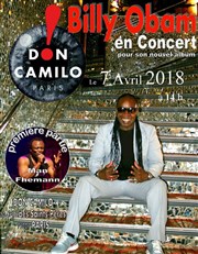 Billy Obam Cabaret Don Camilo Affiche