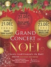 Musique de Noël pour choeur et orchestre Eglise de la Madeleine Affiche