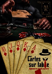 Cartes sur table Thtre Divadlo Affiche