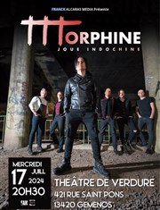 Morphine joue Indochine Thatre de verdure Affiche