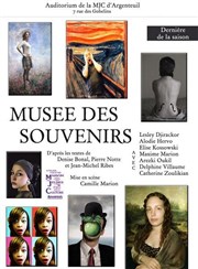 Musée des souvenirs Thatre MJC Affiche