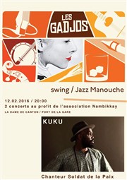 Concert caritatif : les Gadjos + Kuku La Dame de Canton Affiche