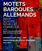 Motets baroques Allemands Eglise Notre Dame des Blancs Manteaux Affiche