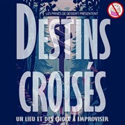 Destins croisés : un lieu et des choix à improviser Thtre du Gouvernail Affiche