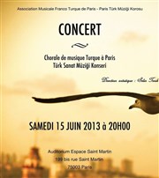 La chorale de musique turque Espace Saint Martin Affiche