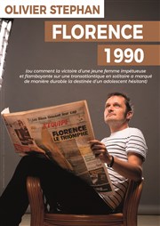 Olivier Stephan dans Florence 1990 Caf Thtre de la Porte d'Italie Affiche