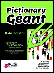 Pictionary Géant et en Equipe K-f Tolsto Affiche